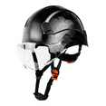 thumbnail image 1 of SF06 Construction Safety Helmet with Visor ABS Hard Hat Adjustable Ventilation Hardhats Industrial Work Head Protection for Men(Black), 1 of 8