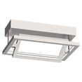thumbnail image 1 of SF16212-BN-Kuzco Lighting-Mondrian - 33W LED Semi-Flush Mount-4.25 Inches Tall and 11.88 Inches Length-Brushed Nickel Finish, 1 of 5