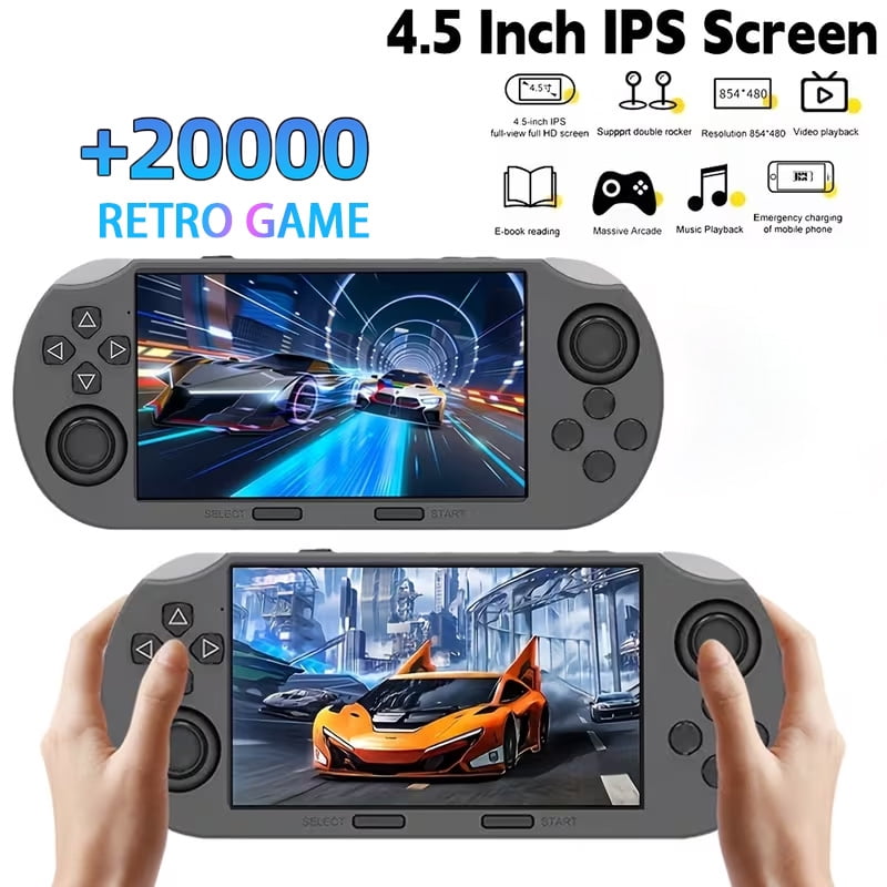 SF3000 Portable Gaming Player with E-Book/Music/Video Playback/Emergency Charging of Phone, Ideal Gift（64G）