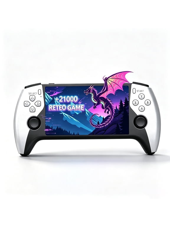 SF3500 Handheld Video Game System, 21000+ Classic Games Pre-Installed, 5-Inch HD IPS Screen & 14 Emulators, 5H Battery for Adults Travel Gift