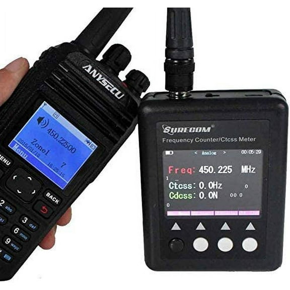 SF401 Plus 27Mhz-3000Mhz Radio Portable Frequency Counter Meter with CTCCSS DCS Decoder$$Electrical