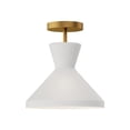 thumbnail image 1 of SF473710AGOP-Alora Lighting-Betty - 1 Light Semi-Flush Mount-11.13 Inches Tall and 10.25 Inches Wide-Aged Gold Finish, 1 of 7