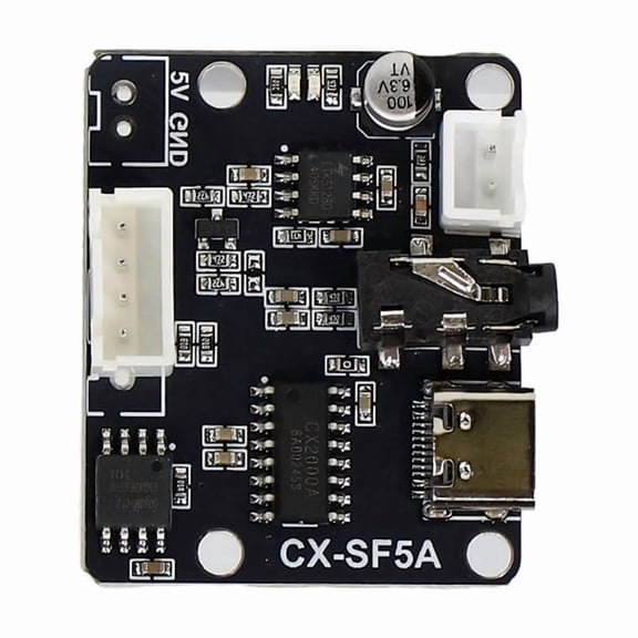 -SF5A Serial Port Control Voice Playback Module Board MP3 Music Player 5W MP3 Playback Serial Control Voice Module B