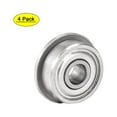 thumbnail image 1 of SF624ZZ 4x13x5mm Stainless Steel Flanged Ball Bearings Double Shielded 4 Pack, 1 of 5