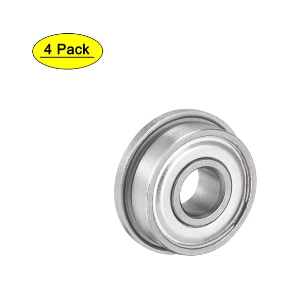 SF694ZZ 4x11x4mm Stainless Steel Flanged Ball Bearings Double Shielded 4 Pack