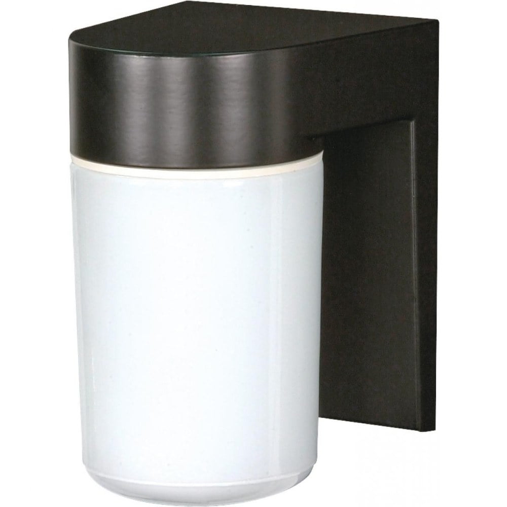 Black and White Aluminum Outdoor Wall Sconce