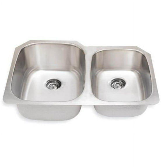 SFC SM503R Undermount Double Bowl Kitchen Sink- 32 x 20.75 x 9 in.