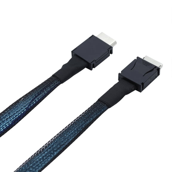 SFF-8611 to PCIe SFF-8611 4i Data Active Extending Transfer Cable 50cm/100cm