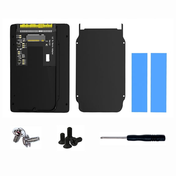 SFF-8639 to Nvme Disk Adapter Enclosure Case Box With Aluminum Cooling Enclosure Effcieint