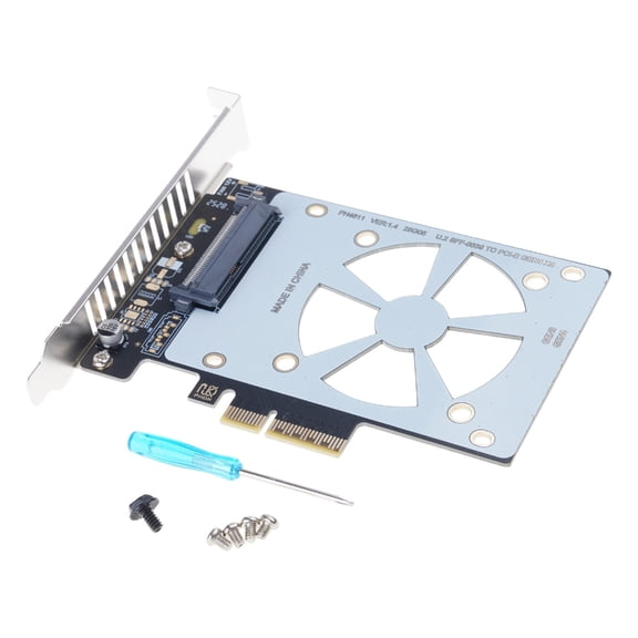 SFF-8639 to PCIE X4 Adapter PH46 to PCIe Adapter Fast Data Transfer High Speed of Reading &Writing Transmission