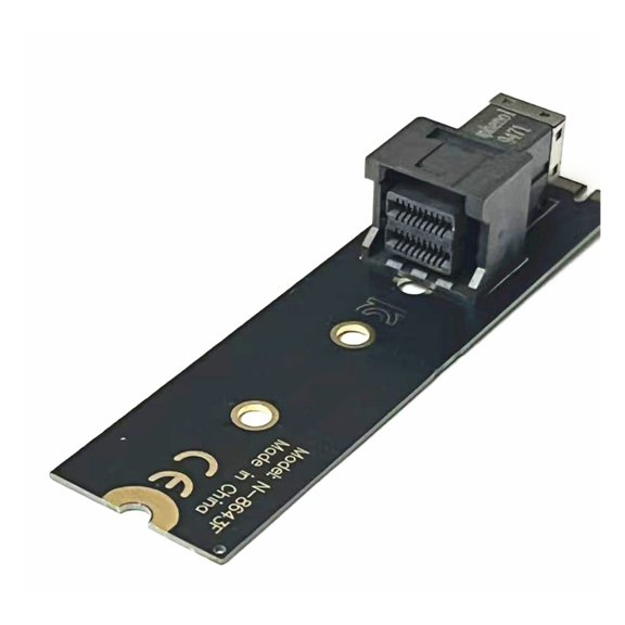 SFF 8643 Adapter Card For PCIe NVMe Drive Supporting Multiple Form Factors Including 2280 And 2260