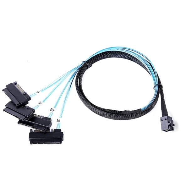 SFF-8643 to SFF-8482 29Pin SFF-8643 Host to 29Pin SFF-8482 Targets Disk Data Server Replacement Cable for Servers