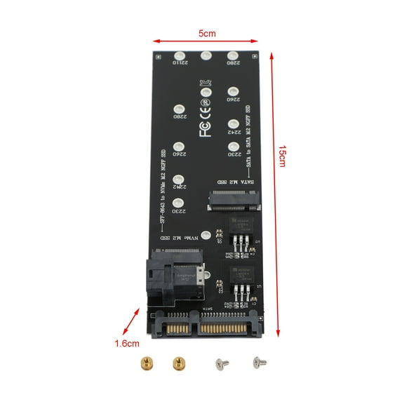 SFF-8643 to U2 Kit NGFF M-Key to HD Mini SAS NVME PCIe SSD SATA Adapter