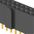 thumbnail image 1 of SFH11-PBPC-D20-ST-BK Connector Header 40POS 0.1 GOLD PCB, 1 of 2
