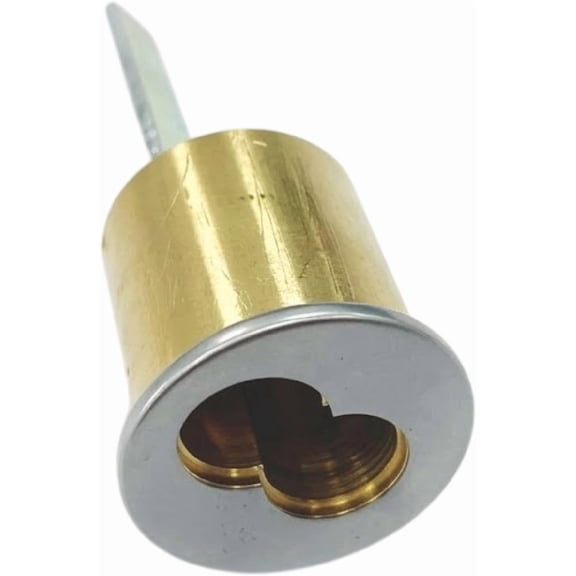 SFIC Rim Cylinder IC Core Housing 6 Pin Best Falcon Arrow | Exit Device Panic Bar Satin Chrome Less Core 1 Pack