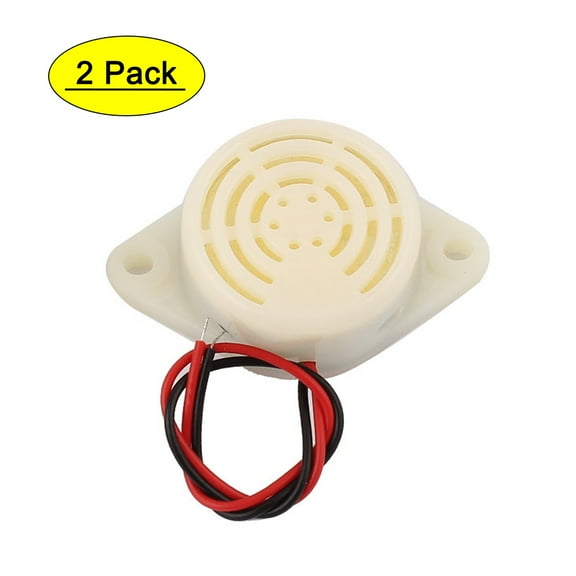 SFM-27 DC 3-24V 90DB Intermittent Beep Alarm Electronic Buzzer Sounder 2Pcs