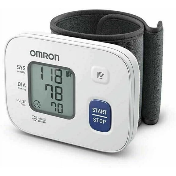 SFMY Omron 6161 Wrist Blood Pressure Monitor with 30 Memory, Intellisense