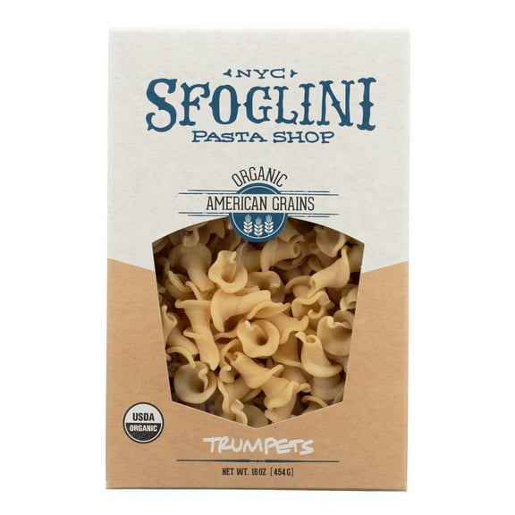 SFOGLINI - Organic Trumpet Pasta for Delicious Dishes - 16 Oz, Case of 6