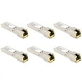 thumbnail image 1 of SFP Module RJ45 Switch Gbic 10/100/1000 Connector SFP Copper RJ45 SFP Module Gigabit Ethernet Port 6Pcs, 1 of 8