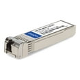 thumbnail image 1 of AddOn - SFP+ transceiver module (equivalent to: Dell SFP-10G-BX10-U) - 10GbE - 10GBase-BX-U - LC single-mode - up to 6.2 miles - 1330 (TX) / 1270 (RX) nm - TAA Compliant, 1 of 2