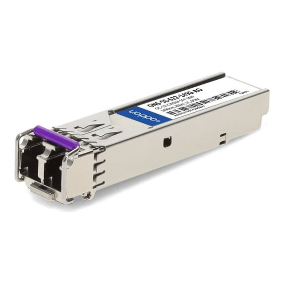 AddOn - SFP (mini-GBIC) transceiver module (equivalent to: Cisco ONS-SE-622-1490) - CWDM - LC single-mode - up to 49.7 miles - OC-12 - 1490 nm - TAA Compliant