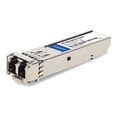 thumbnail image 1 of AddOn - SFP+ transceiver module - 8Gb Fibre Channel - Fibre Channel, DWDM - LC single-mode - up to 24.9 miles - channel: 24 - 1558.17 nm - TAA Compliant, 1 of 3