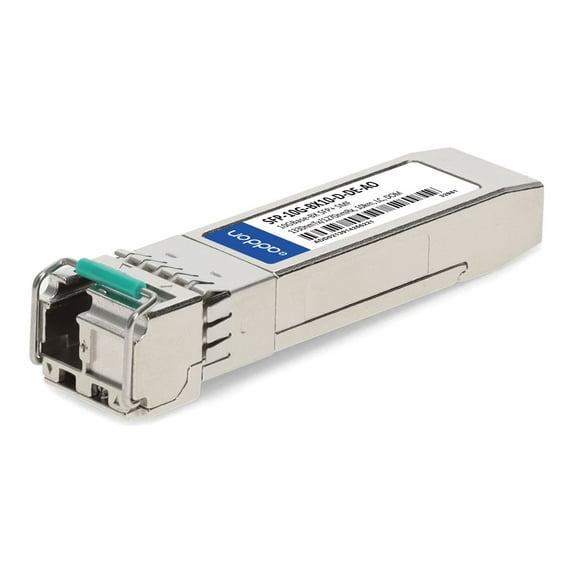 AddOn - SFP+ transceiver module (equivalent to: Dell SFP-10G-BX10-D) - 10GbE - 10GBase-BX-D - LC single-mode - up to 6.2 miles - 1270 (TX) / 1330 (RX) nm - TAA Compliant