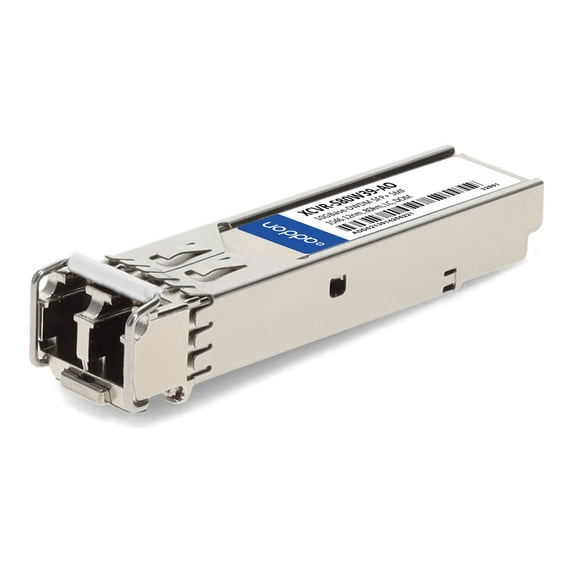 AddOn - SFP+ transceiver module (equivalent to: Ciena XCVR-S80W39) - 10GbE - 10GBase-DWDM - LC single-mode - up to 49.7 miles - channel: 39 - 1546.12 nm - TAA Compliant