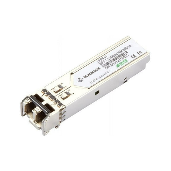 Gigabit (1.25-Gbps) Sfp - (1) 1.25-Gbps Multimode Fiber, 850Nm, 550M, Lc, 45 Day