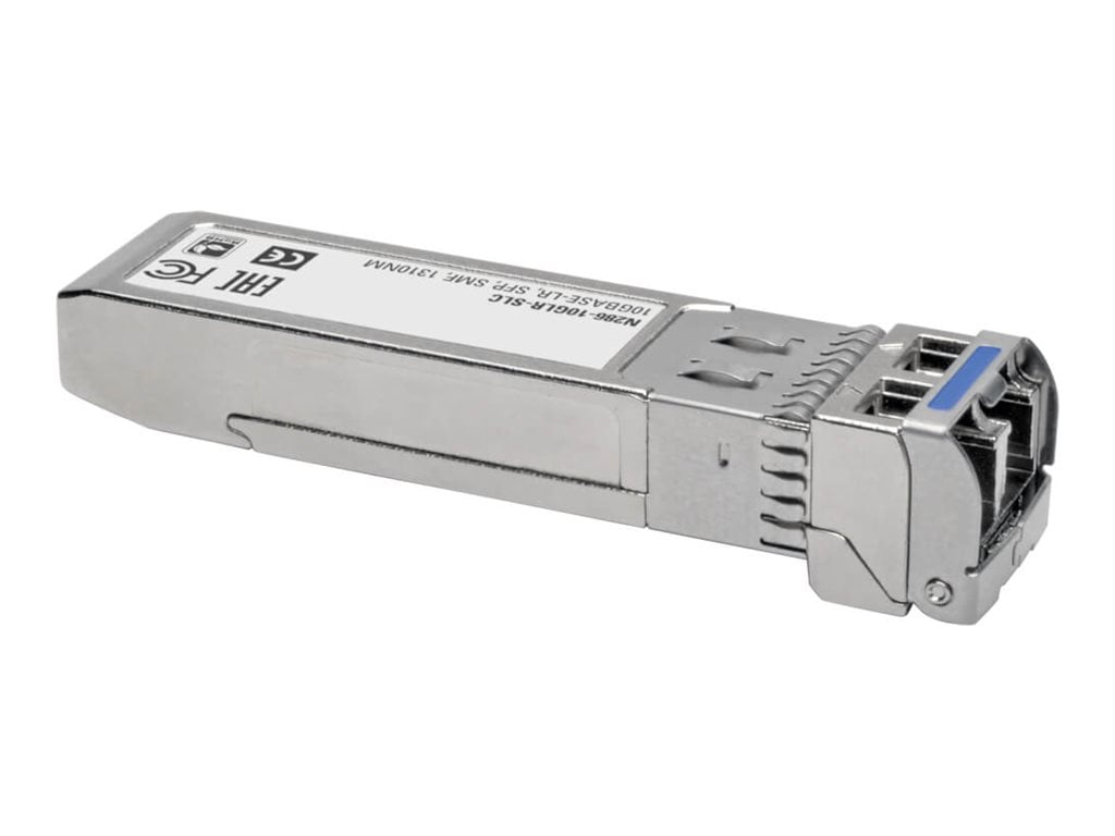 Eaton Tripp Lite Series Cisco SFP-10G-LR Compatible 10GBase-LR LC SFP Transceiver, DDM, Singlemode, 1310 nm, 10 km - SFP+ transceiver module (equivalent to: Cisco SFP-10G-LR) - 10GbE - 10GBase-LR - LC single-mode - up to 6.2 miles - 1310 nm