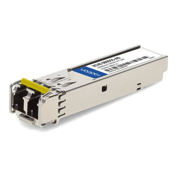 AddOn - SFP (mini-GBIC) transceiver module (equivalent to: Ciena XCVR-080D55) - 1GbE - 1000Base-CWDM - LC single-mode - up to 49.7 miles - 1550 nm - TAA Compliant