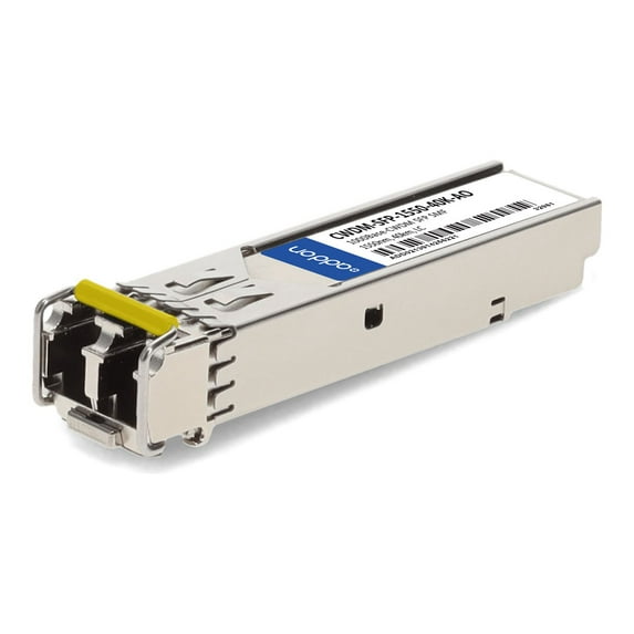 AddOn - SFP (mini-GBIC) transceiver module (equivalent to: Cisco CWDM-SFP-1550) - 1GbE - 1000Base-CWDM - LC single-mode - up to 24.9 miles - 1550 nm - TAA Compliant