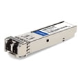 thumbnail image 1 of AddOn - SFP (mini-GBIC) transceiver module (equivalent to: HP J4860C-CW31) - 1GbE - 1000Base-CWDM - LC single-mode - up to 49.7 miles - 1310 nm - TAA Compliant - for HPE 93XX, E2520; HPE Aruba 2530, 2930F 24, 2930F 48, 5406; HPE ProCurve 5304, 1 of 8
