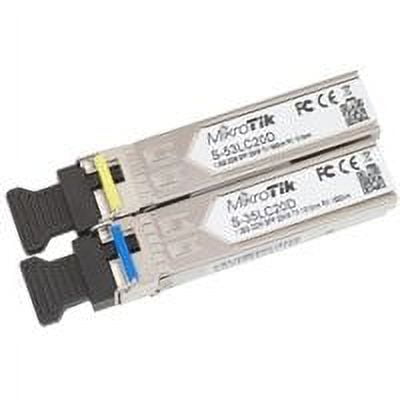 SFP module pair S-35LC20D 1.25G SM 20km T1310nm/R1550nm + S-53LC20D 1.25G SM 20km T1550nm/R1310nm