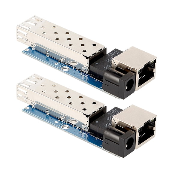 SFPs Gigabit Fiber Media Converters Board 1.25Gbps Fast Speed Opticals to Electrical Signals Conversion