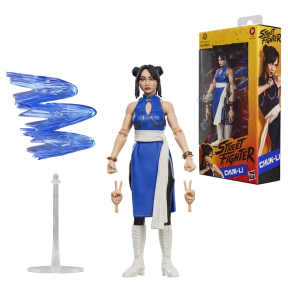 Street Fighter Chun-Li Figure 6-Inch Collectible, Ages 8+
