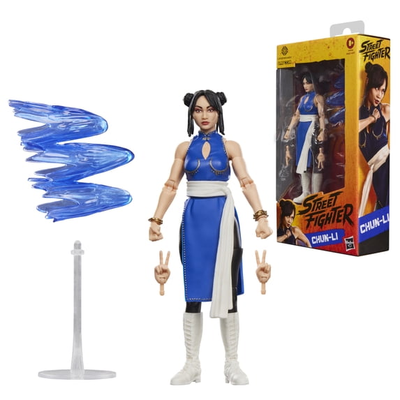 Street Fighter Chun-Li Figure 6-Inch Collectible, Ages 8+