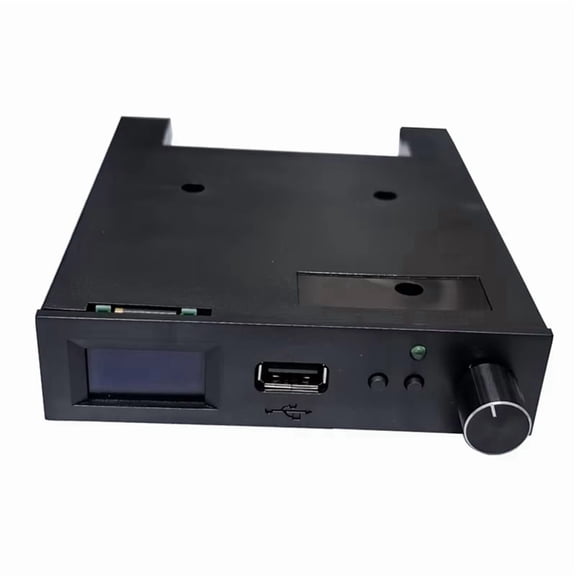 SFRM44-U100LQD-435 Floppy Drive Emulator with OLED Screen & Rotary Encoder Flash Floppy Drive