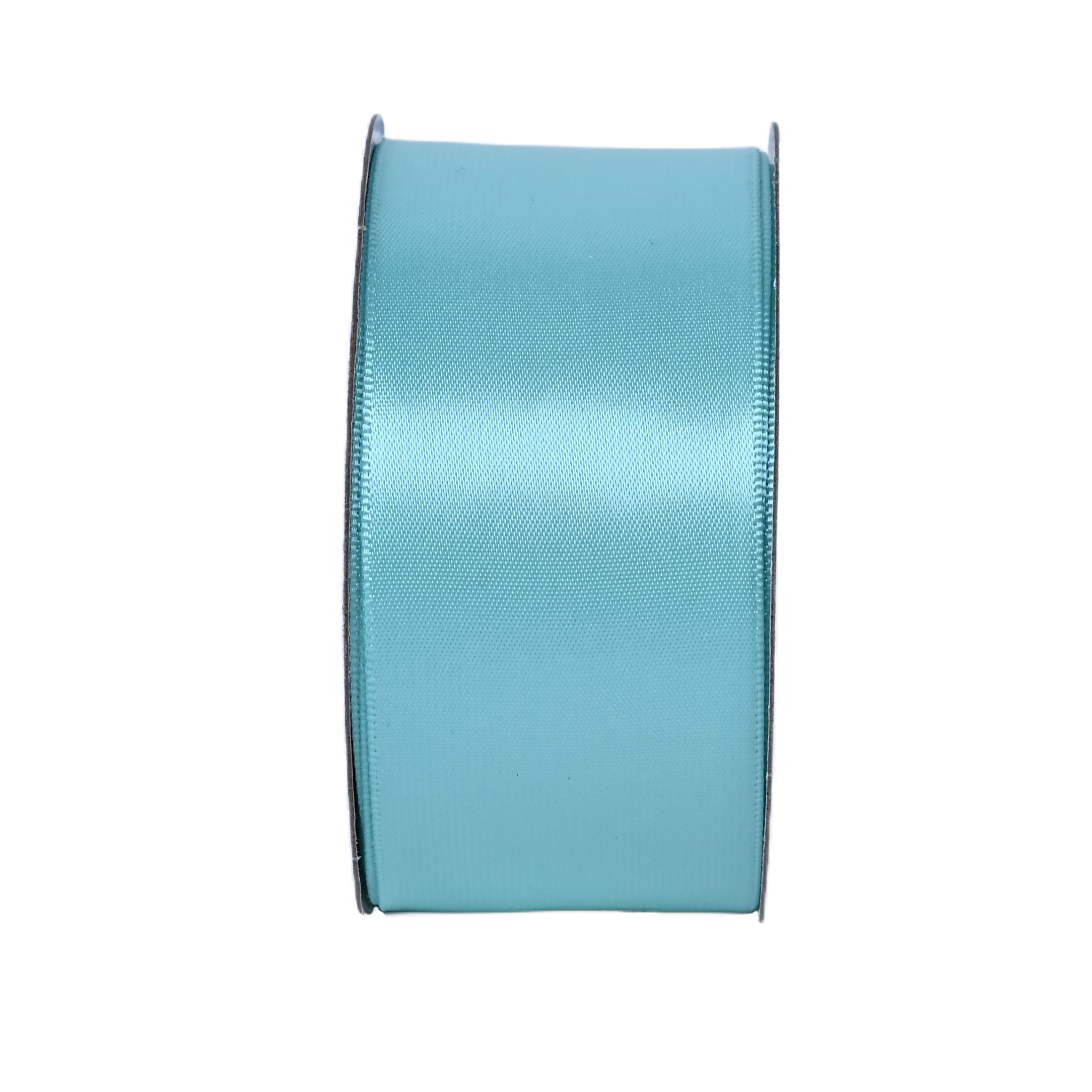 Gwen Studios 1.5" Aqua Satin Ribbon, 4 Yards