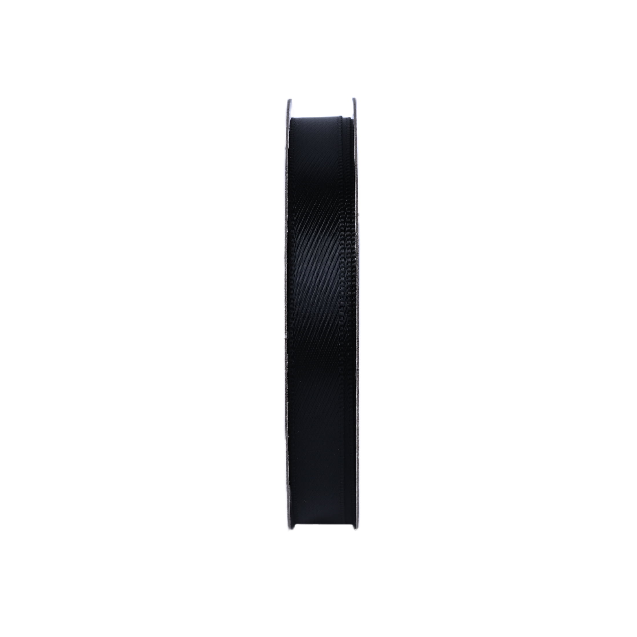 Gwen Studios 3/8" Black Satin Ribbon, 7 Yards