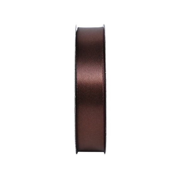 Gwen Studios 5/8" Brown Satin Ribbon, 6 yards