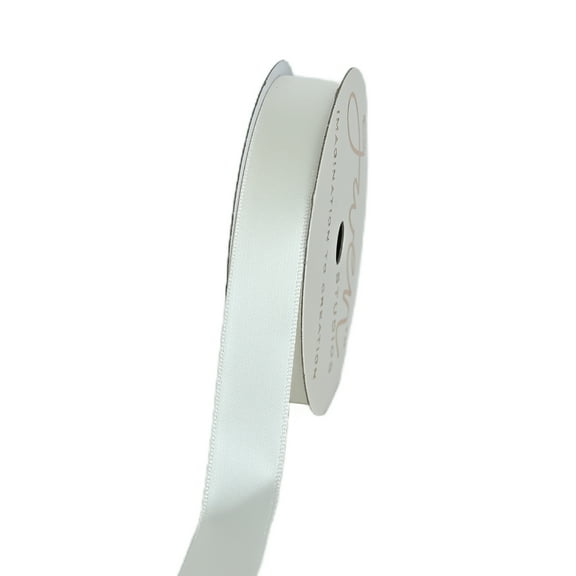 Gwen Studios 5/8" Cream Satin Ribbon, 7 yards
