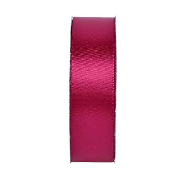 Gwen Studios 7/8" Raspberry Satin Ribbon, 6 yards