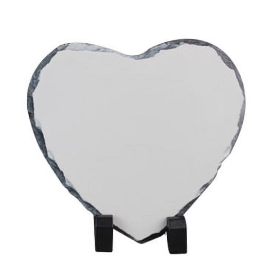 SFS BLANK Heart Rock Stone Photo Slate Sublimation Heat Press Photo Art Craft 15x15cm 1 Piece