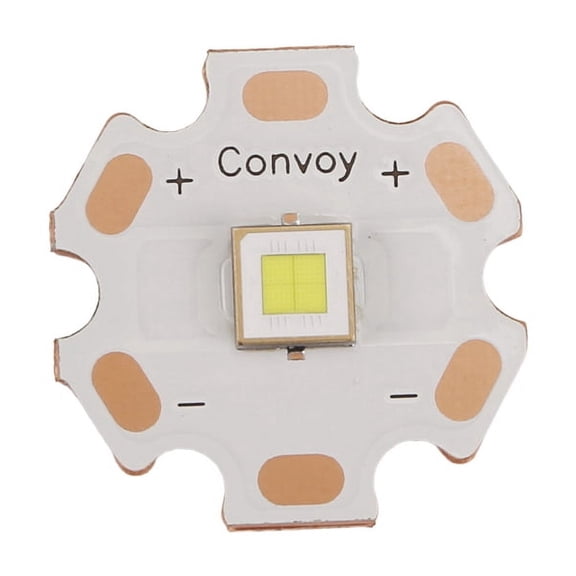 SFT70 LED,6500K Light Emitting Diode Efficient Lighting for Flashlights Headlamps & More with 20mm Copper PCB