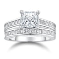thumbnail image 1 of SFTING 1.2ct Engagement Rings for Women Bridal Set Cubic Zirconia Wedding Rings Band Set Size 7, 1 of 7