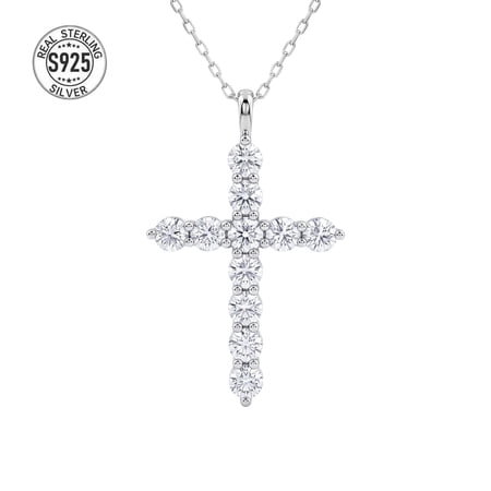 SFTING Cross Necklaces for Women 925 Sterling Silver Faith Pendant Jewelry Clearance Gift For Her