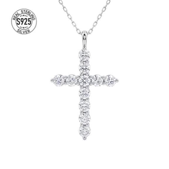 SFTING Cross Necklaces for Women 925 Sterling Silver Faith Pendant Jewelry Clearance Gift For Her