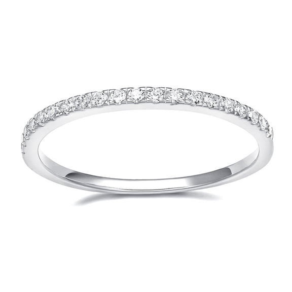 SFTING Wedding Band 925 Sterling Silver Stackable Eternity Rings for Women Silver Size 7