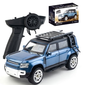 SG-2402 1/24 Scale Alloy Body Remote Control Car, 2.4G 4WD Full Proportional Synchronous Control RC Rock Crawler with Functioning Doors, LED Lights & Metal Drive Axle for Hobbyist - RTR